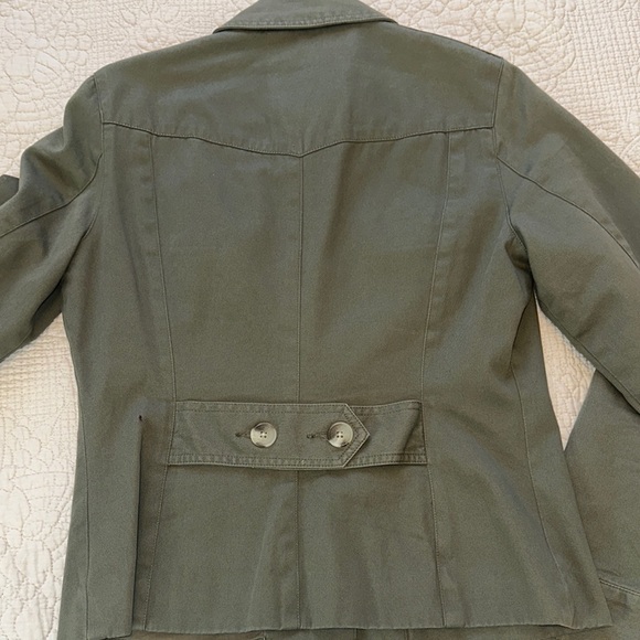 Isaac Mizrahi‎ Khaki Jean Jacket - Picture 5 of 10